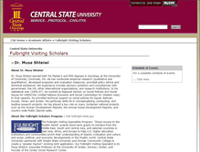 Tablet Screenshot of fulbright.centralstate.edu